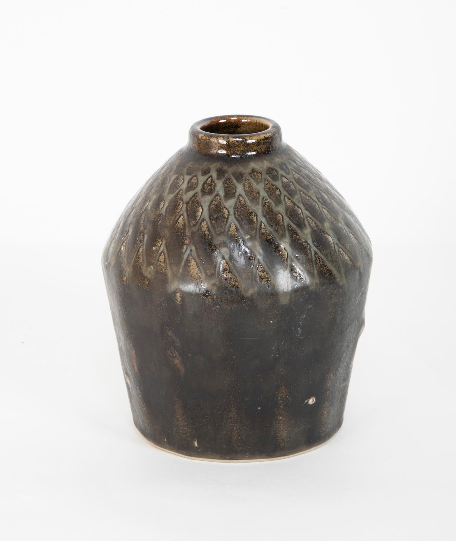 Group of Three Glazed Porcelain 