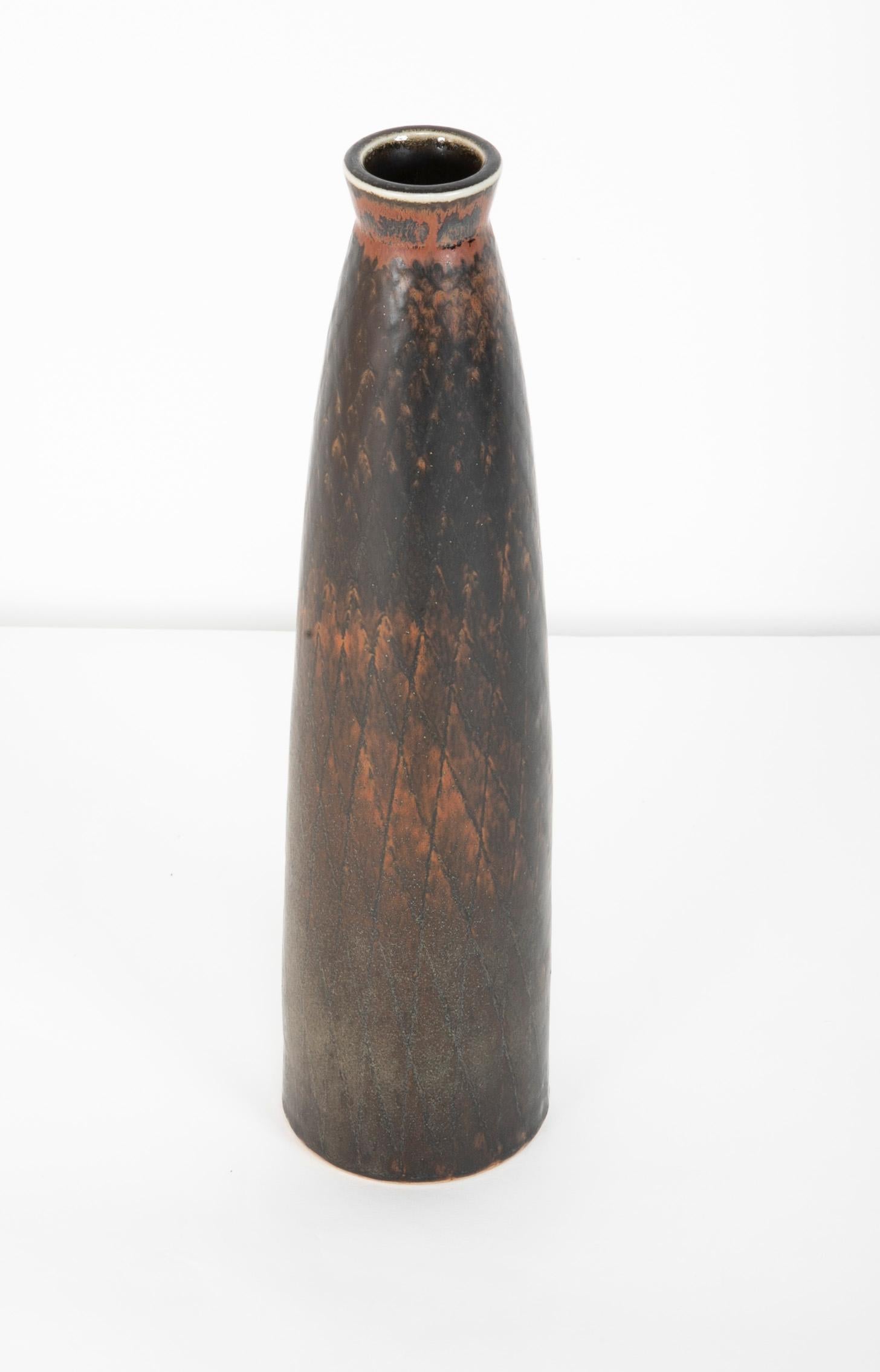 Swedish Group of Three Glazed Porcelain 