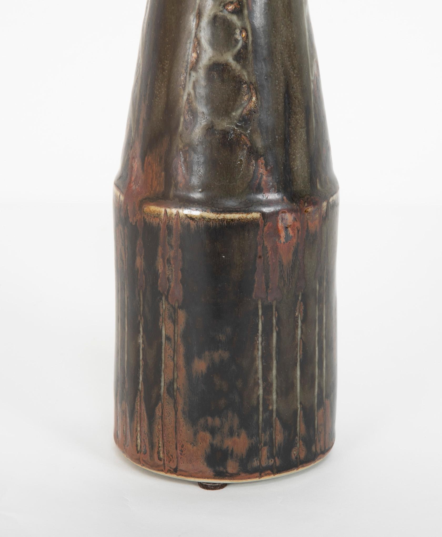 Group of Three Glazed Porcelain 
