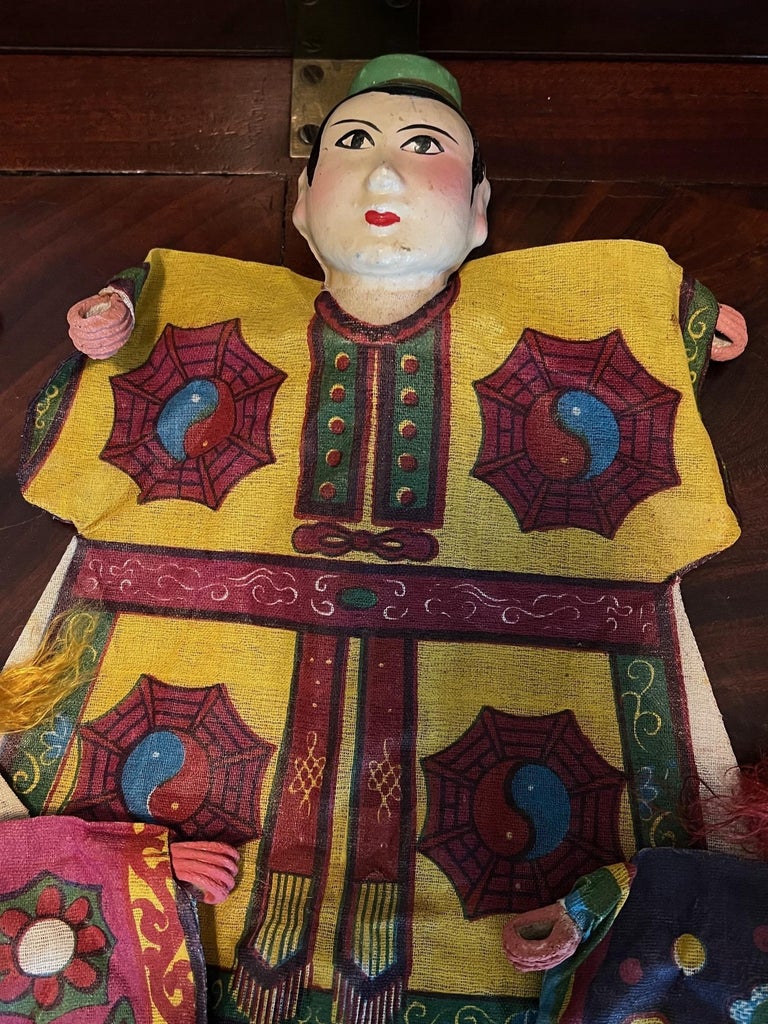 Group of Vintage Chinese Puppets For Sale at 1stDibs