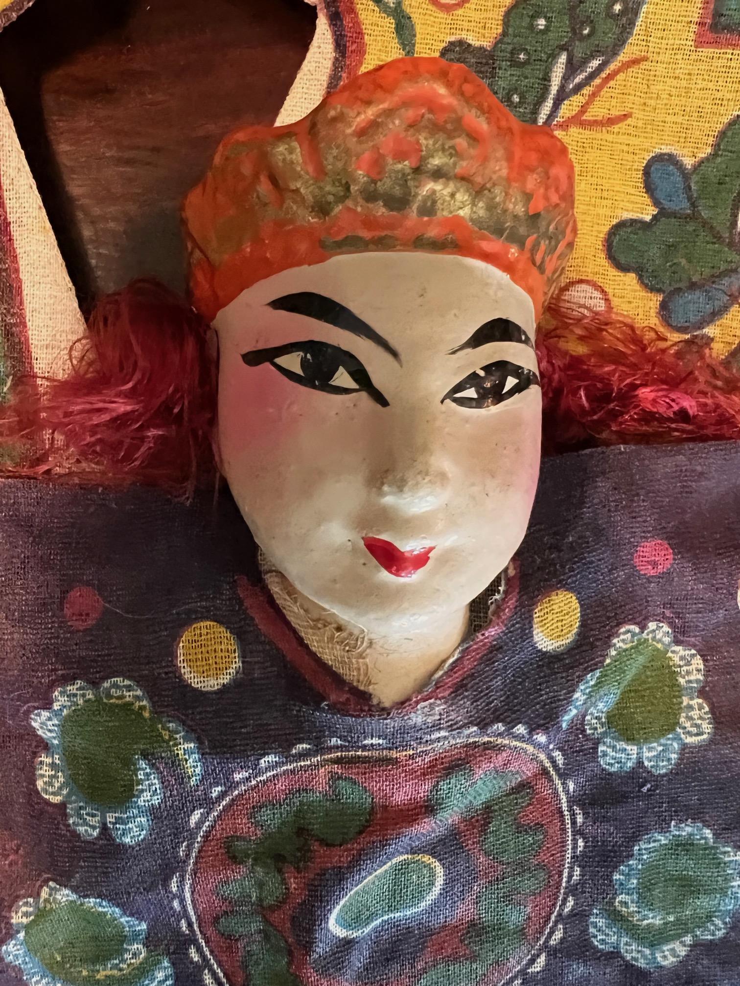 antique chinese puppet