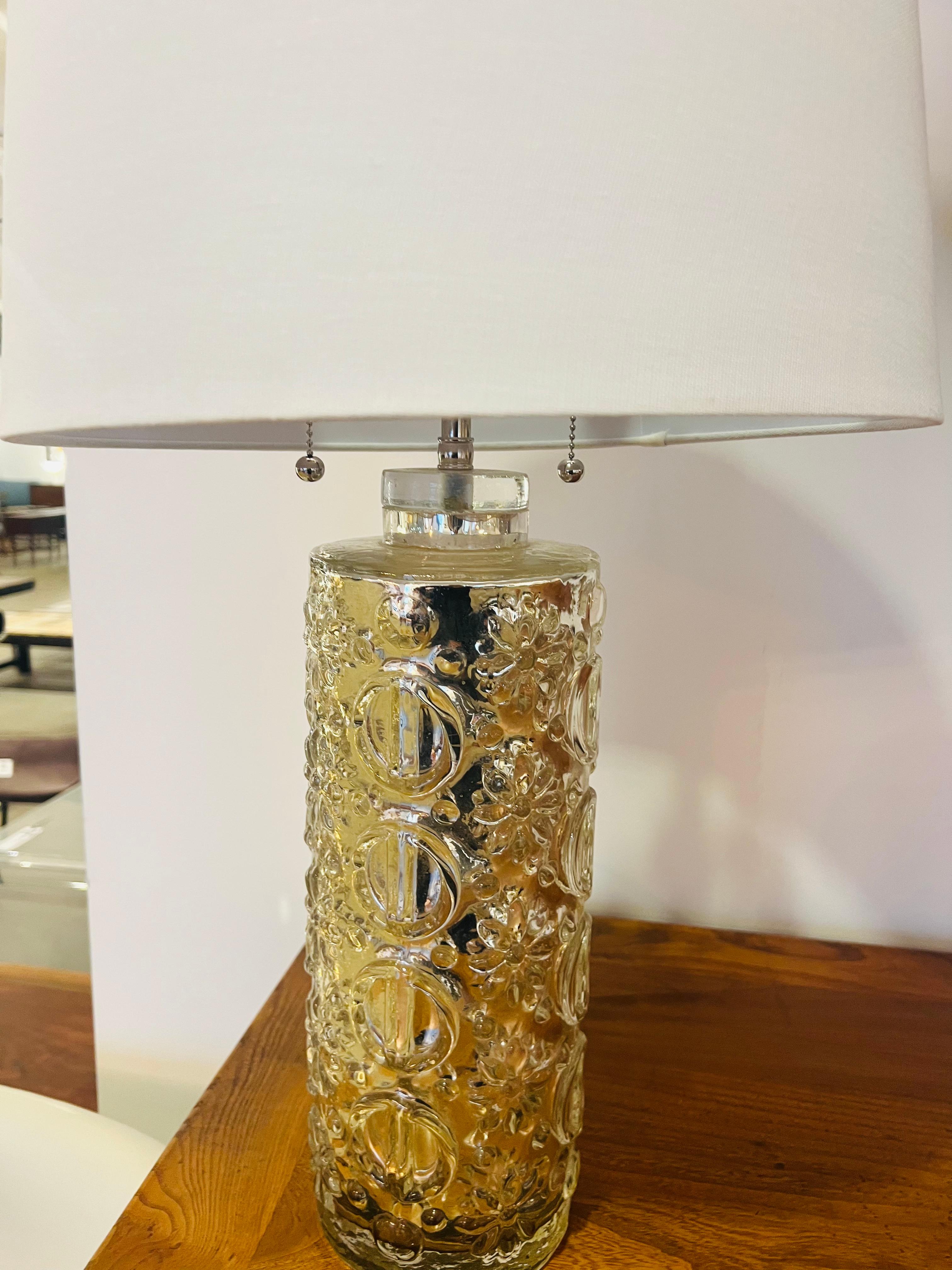 A Guatav Leeks Orrefors Silver Mercury Swedish 1950s Table Lamp  For Sale 3