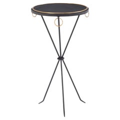 A Gueridon style iron 
bronze drinks table.