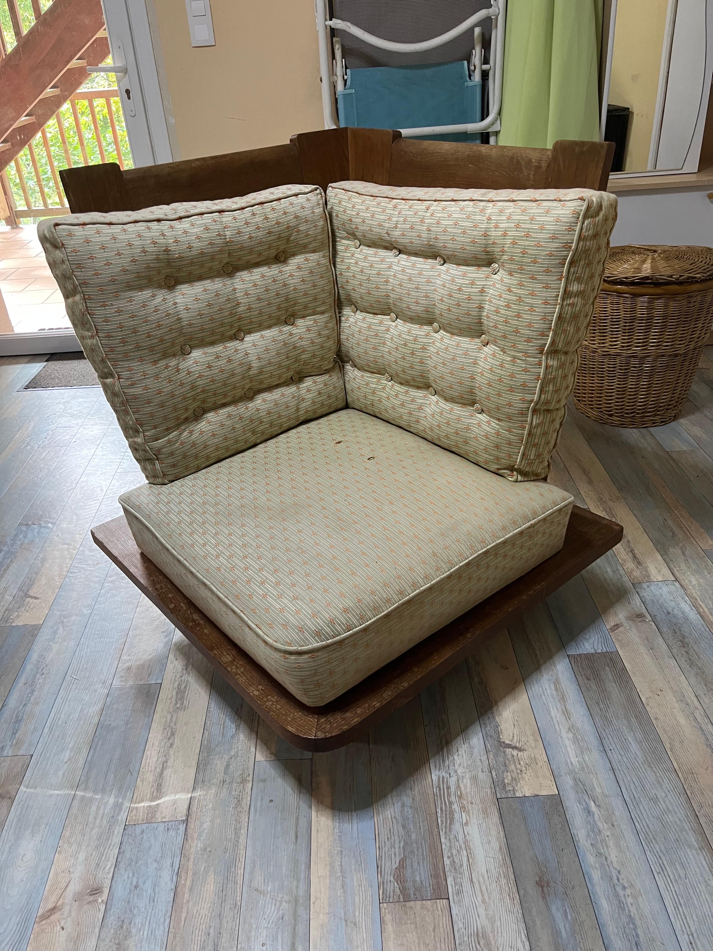 Un sillón insólito de roble de Guillerme et Chambron Edition votre maison