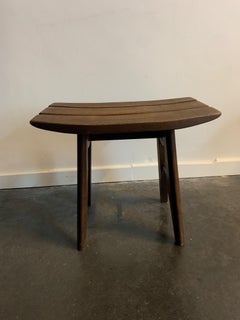 A Guillerme et Chambron oak stool 'Thierry''