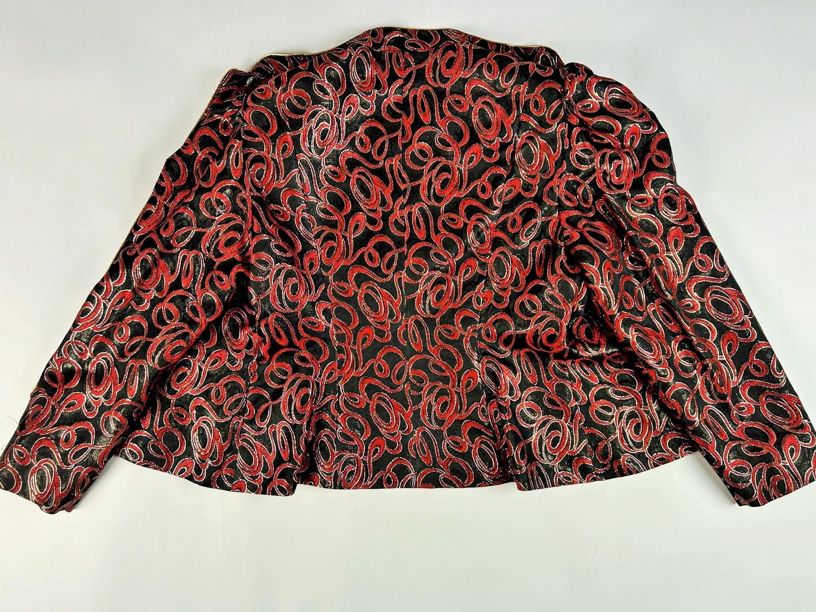 A Guy Laroche lamé jacket - France from the 1980s For Sale 7