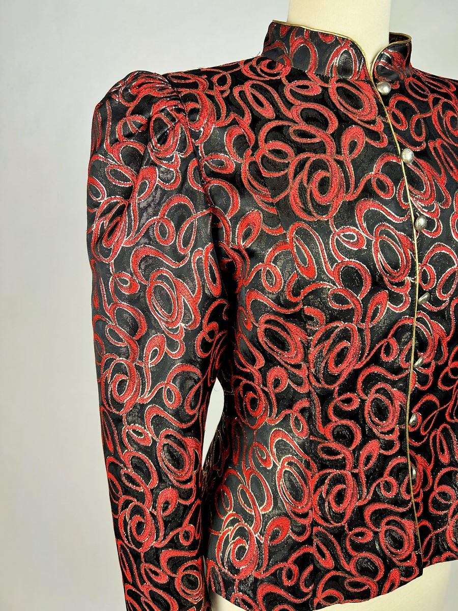 A Guy Laroche lamé jacket - France from the 1980s For Sale 8