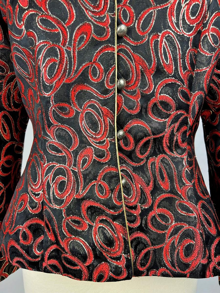 A Guy Laroche lamé jacket - France from the 1980s In Good Condition For Sale In Toulon, FR