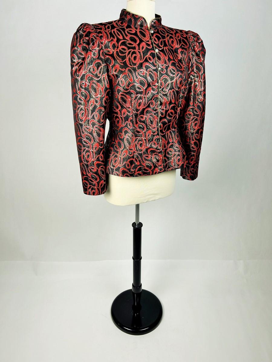A Guy Laroche lamé jacket - France from the 1980s For Sale 1
