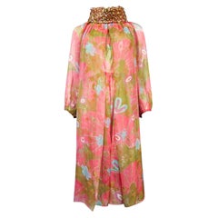A Guy Laroche Set in Printed Silk Crepe - French Circa 1965