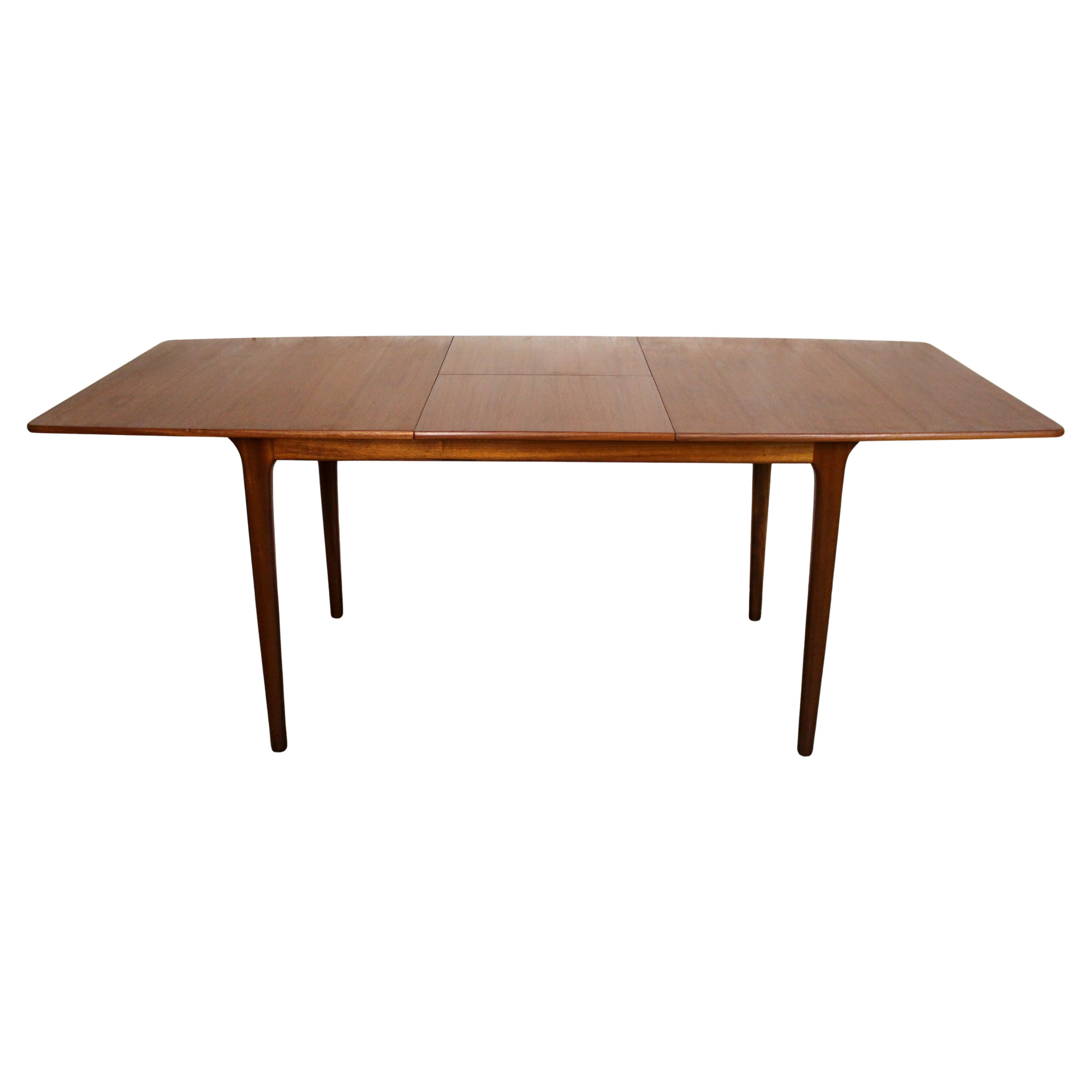 A. H. McIntosh Teak Butterfly Leaf Dining Table For Sale