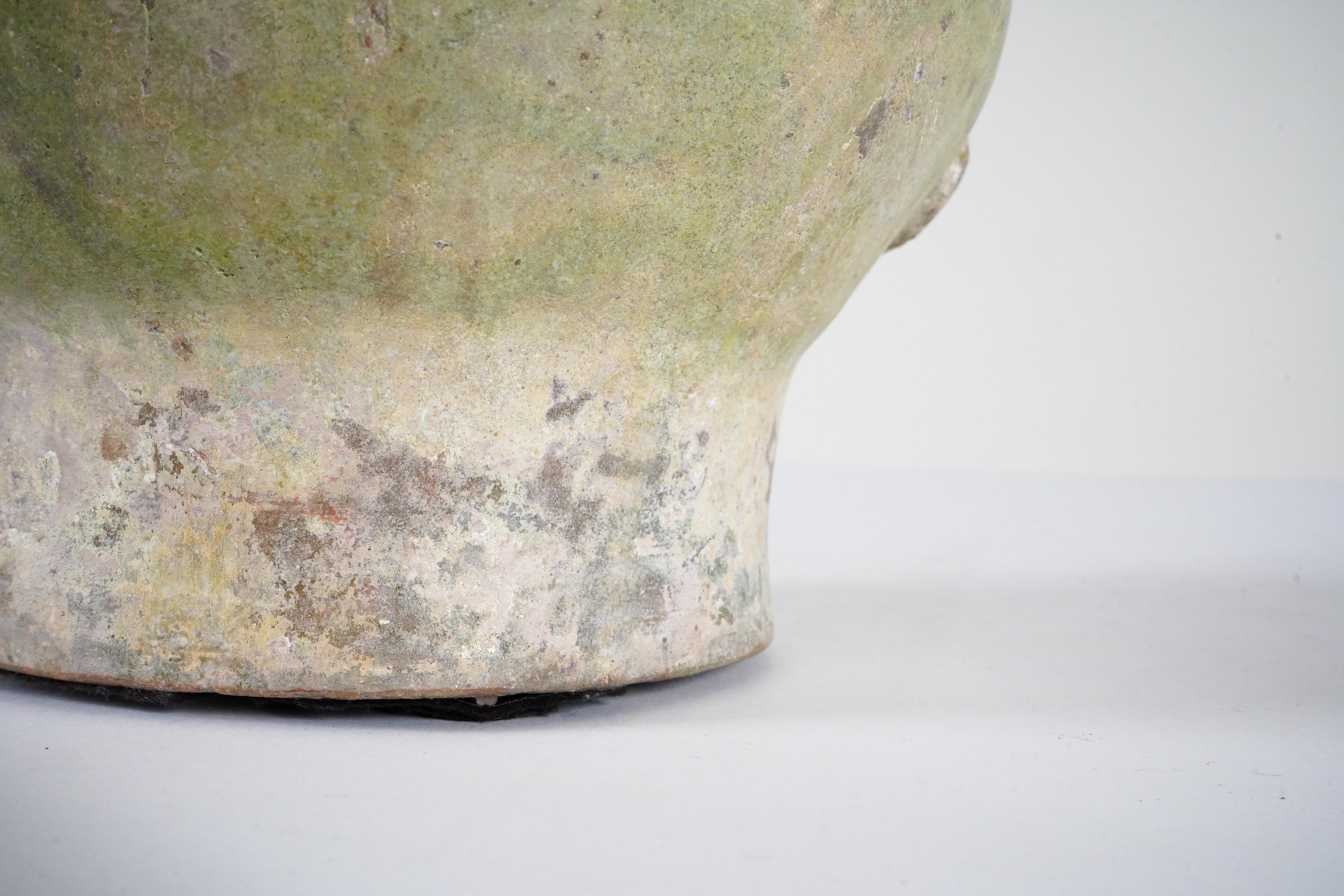A Han (206BC -220AD) Glazed Hu Vessel For Sale 2