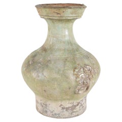 A Han (206BC -220AD) Glazed Hu Vessel