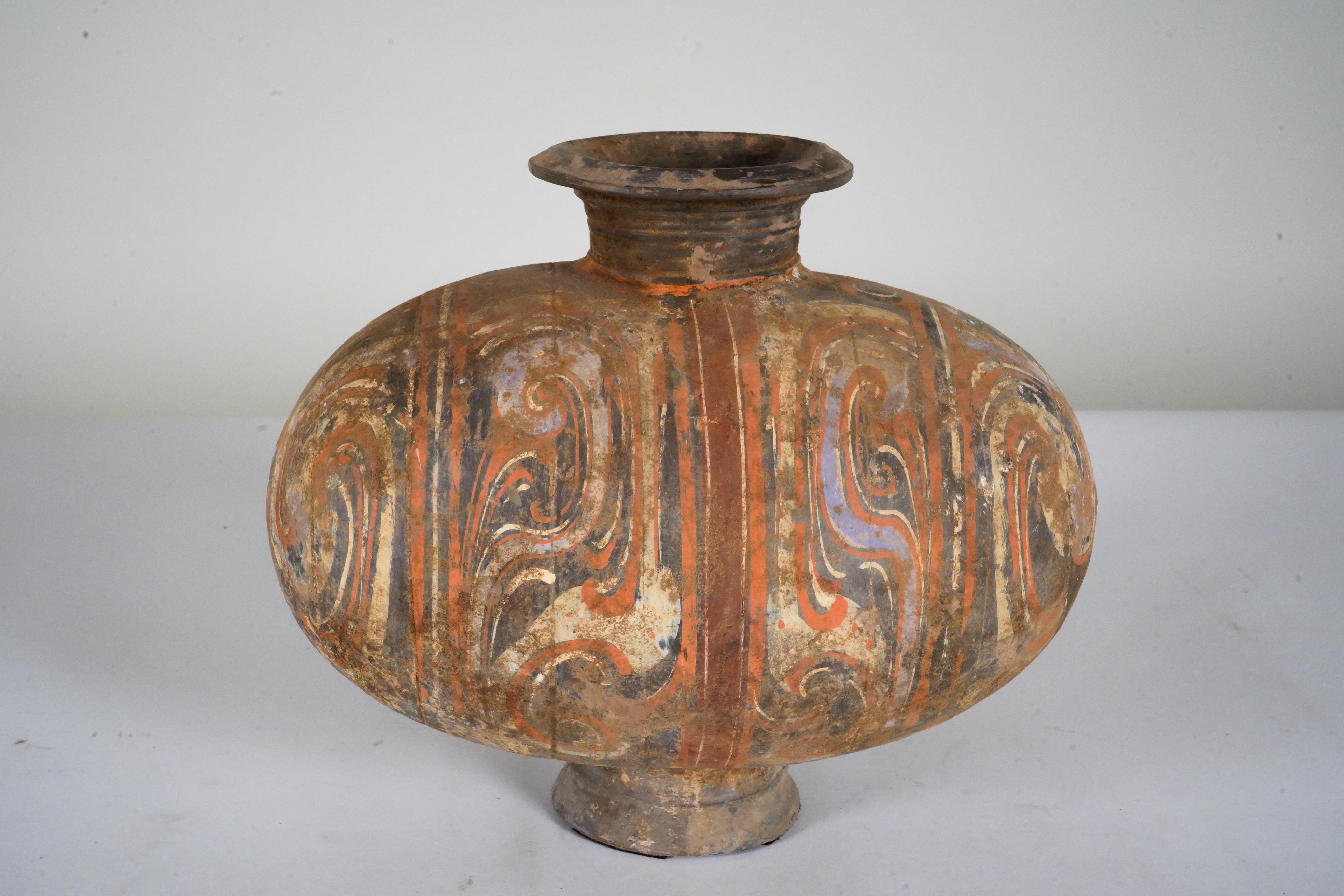 A Han Dynasty (206BC -220AD) Cocoon Jar 4