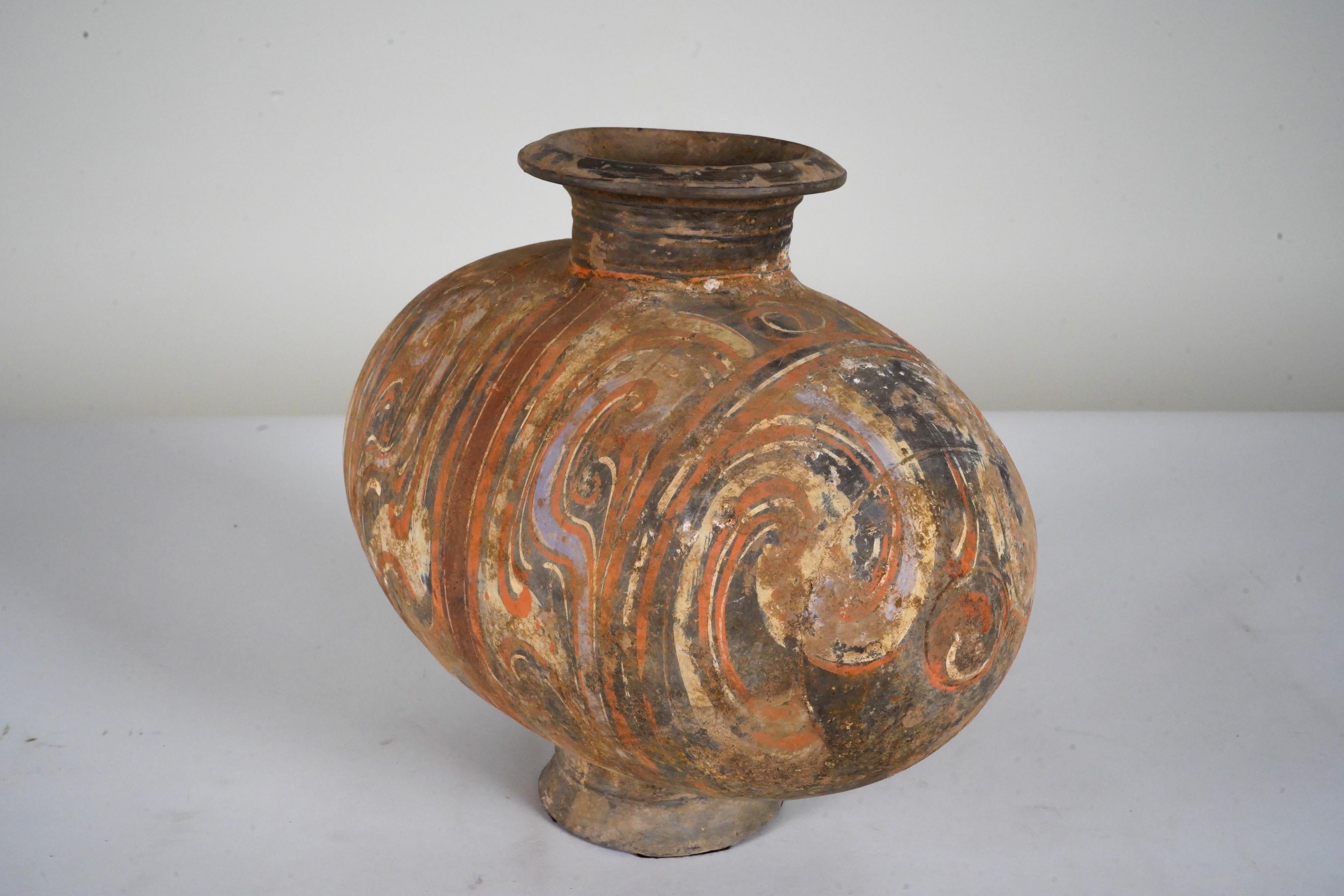 A Han Dynasty (206BC -220AD) Cocoon Jar 5