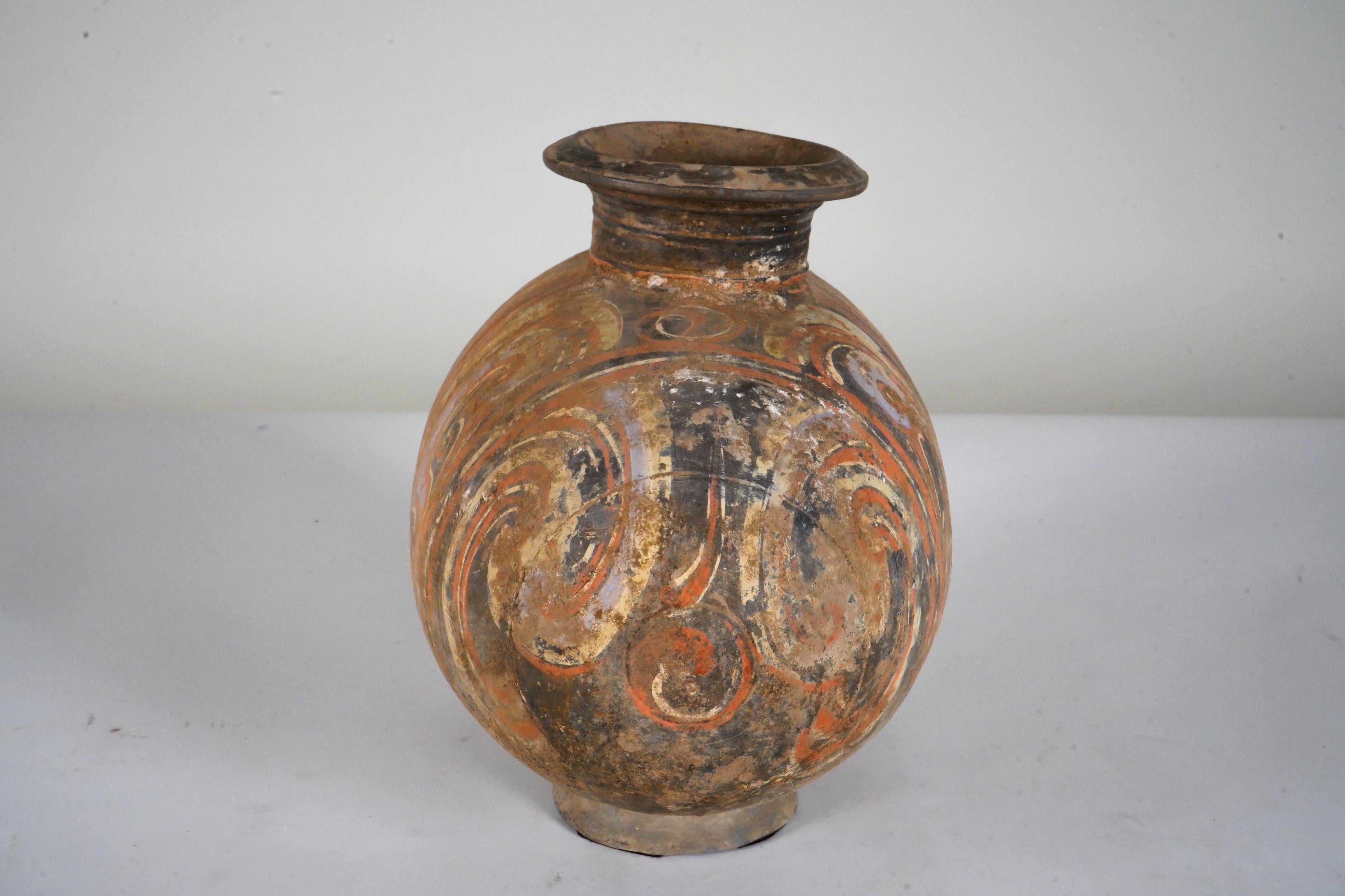A Han Dynasty (206BC -220AD) Cocoon Jar 6
