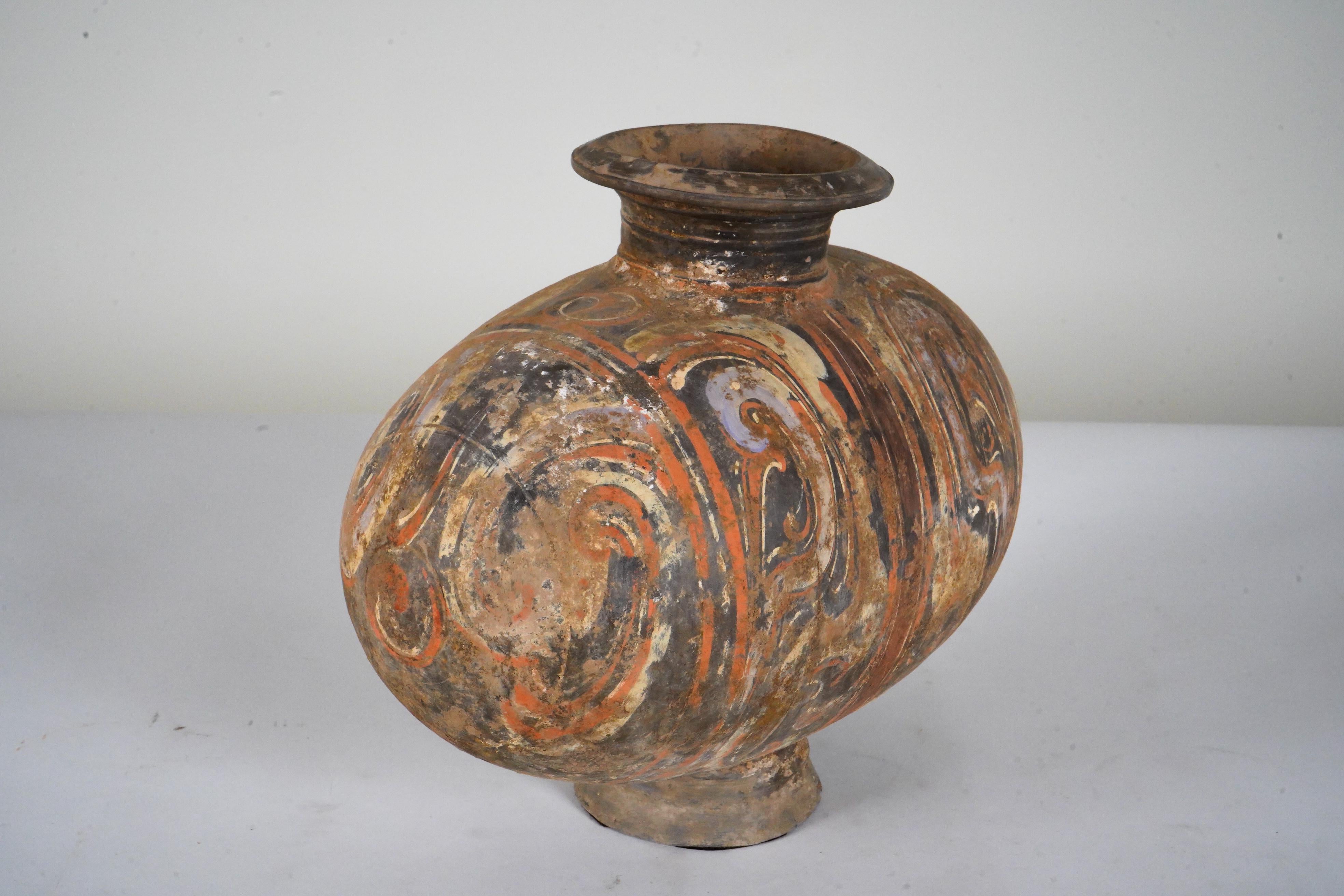 A Han Dynasty (206BC -220AD) Cocoon Jar 7