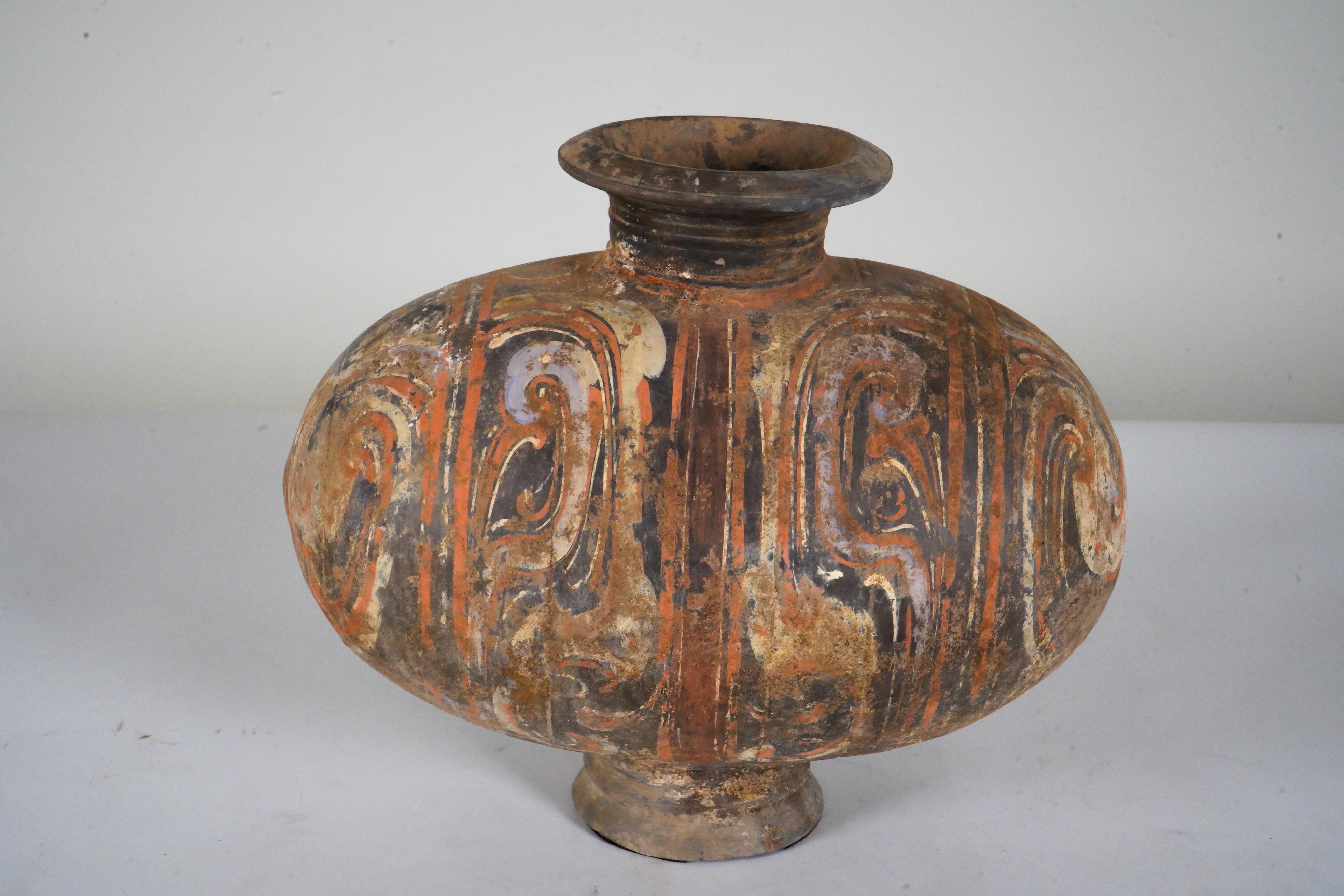 A Han Dynasty (206BC -220AD) Cocoon Jar 8