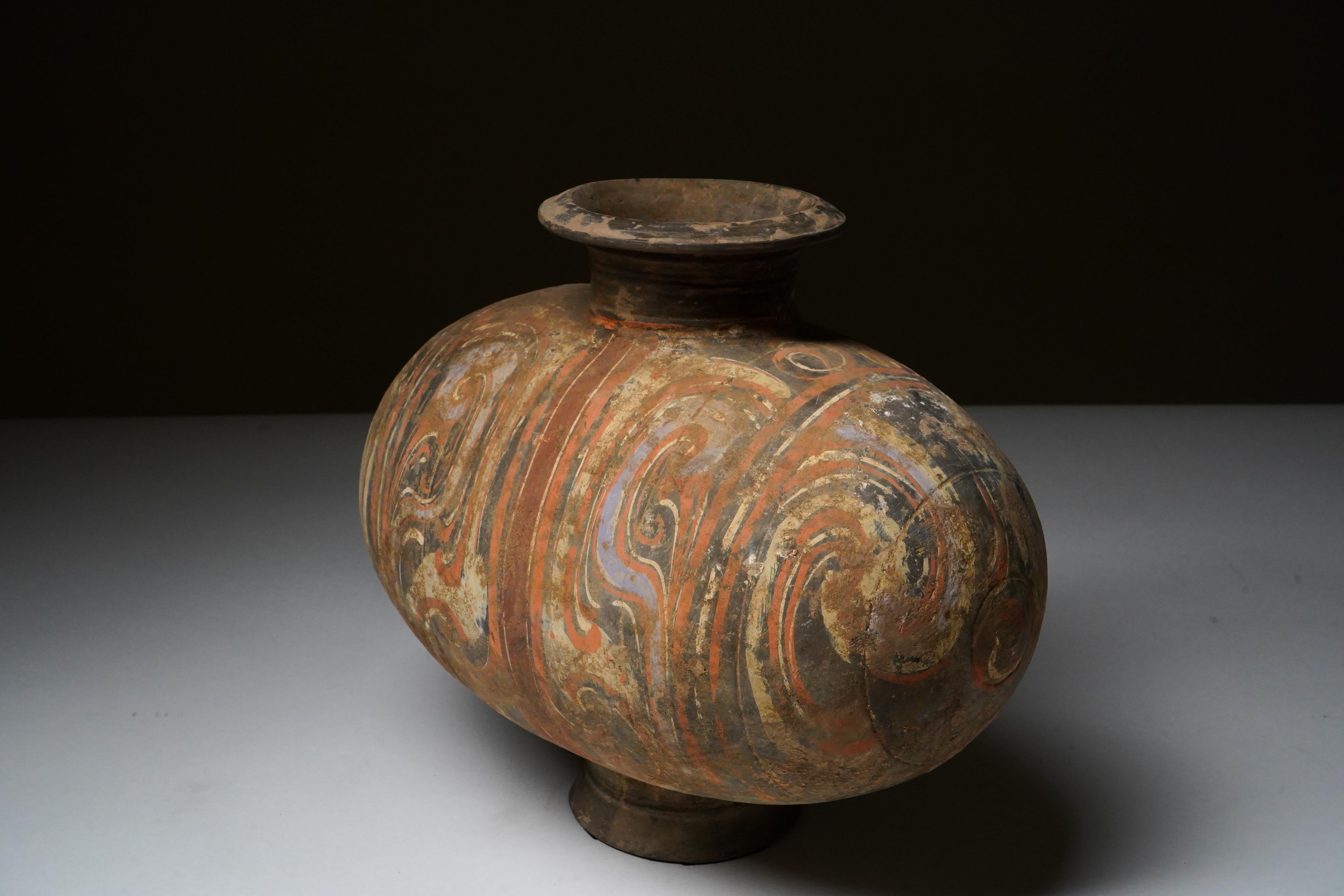 Chinese A Han Dynasty (206BC -220AD) Cocoon Jar