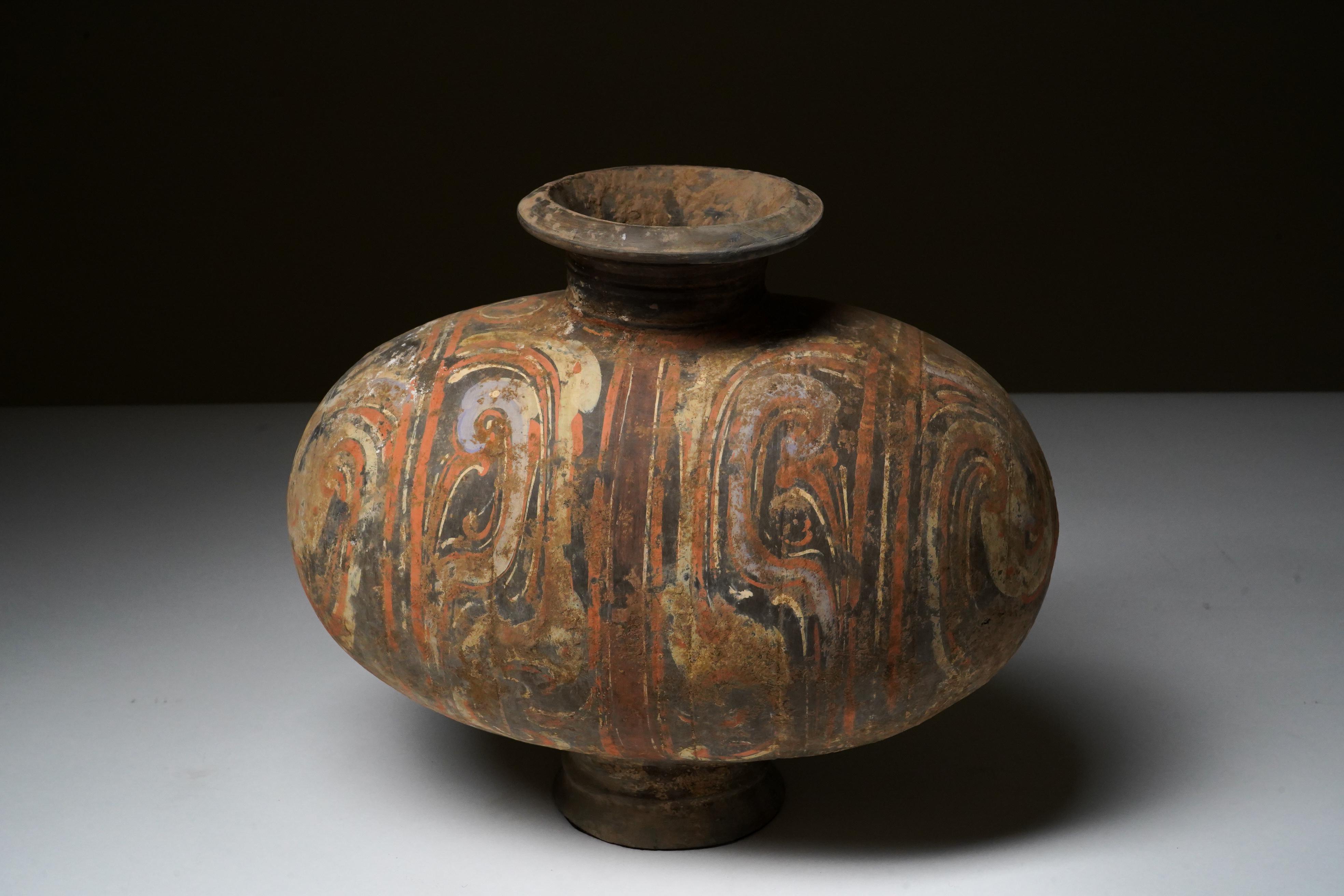 18th Century and Earlier A Han Dynasty (206BC -220AD) Cocoon Jar