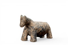 A Han Dynasty Terracotta Figure of a Cow