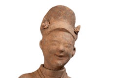 A Han Dynasty Terracotta Figure of a Fish Cook