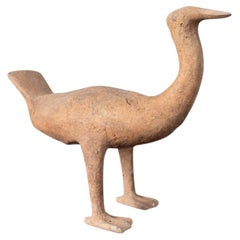 A Han Terracotta Duck Figure