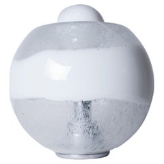 Lampe de table en verre de Murano soufflé à la main