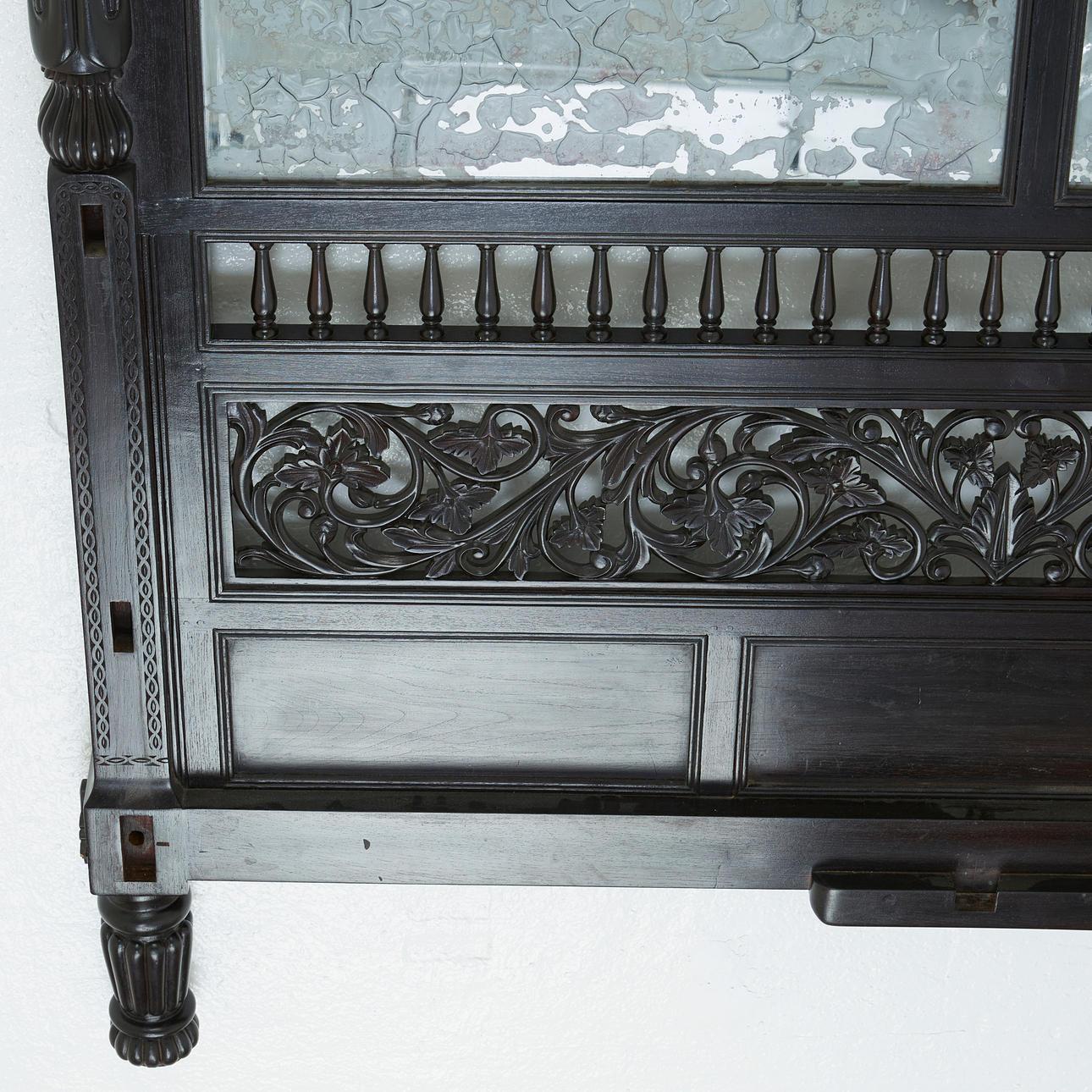 Anglo-Indian A Hand-Carved Colonial Bed For Sale