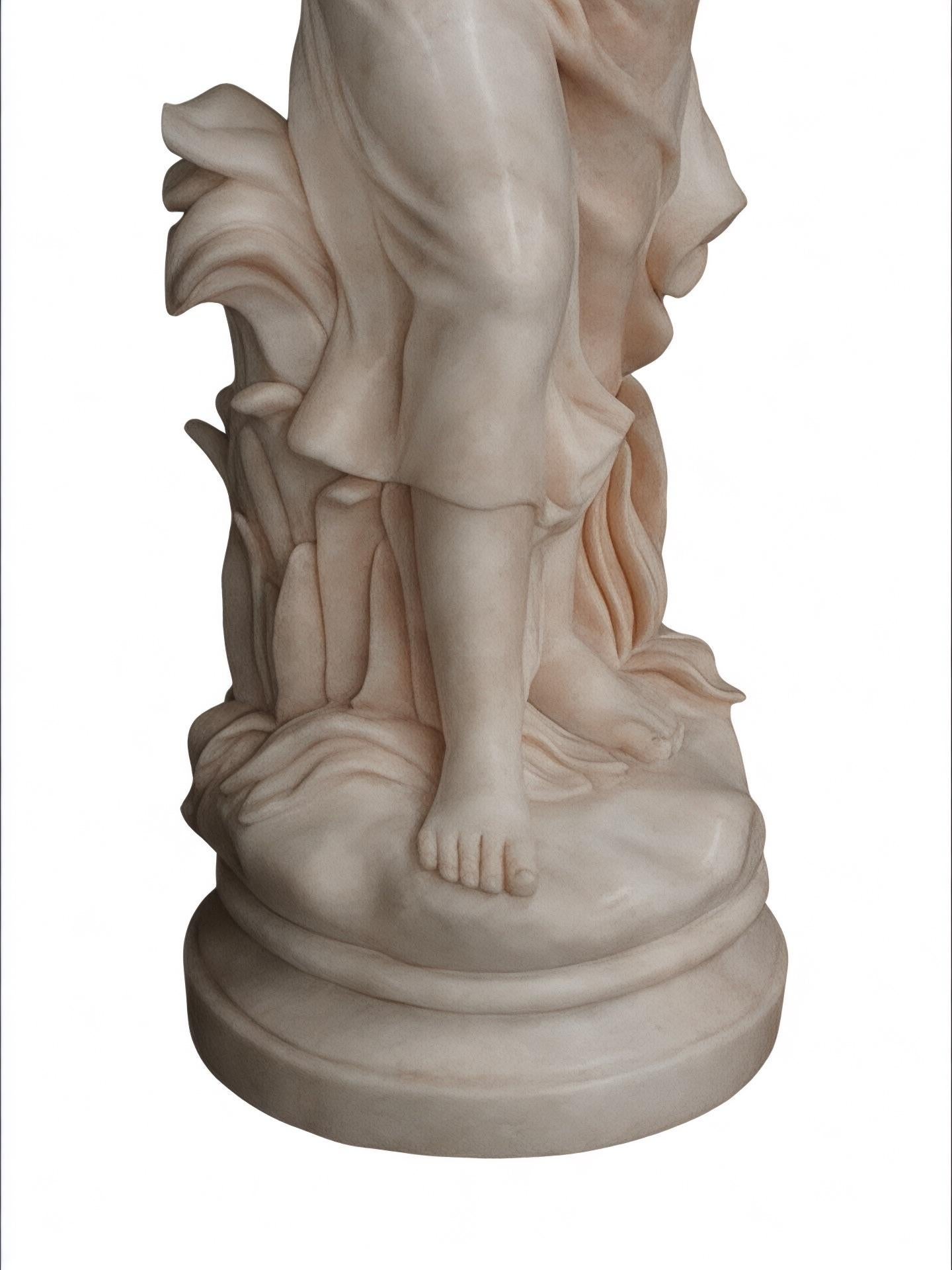 Statua di Venere in marmo scolpita a mano In condizioni buone in vendita a Pasadena, CA