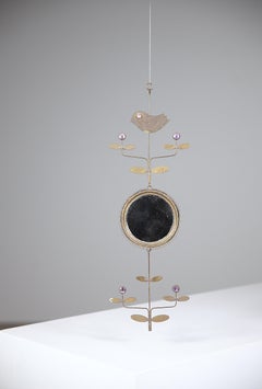 Miroir Craft de Jean Vinay Bormes Les Mimosas France 1960's