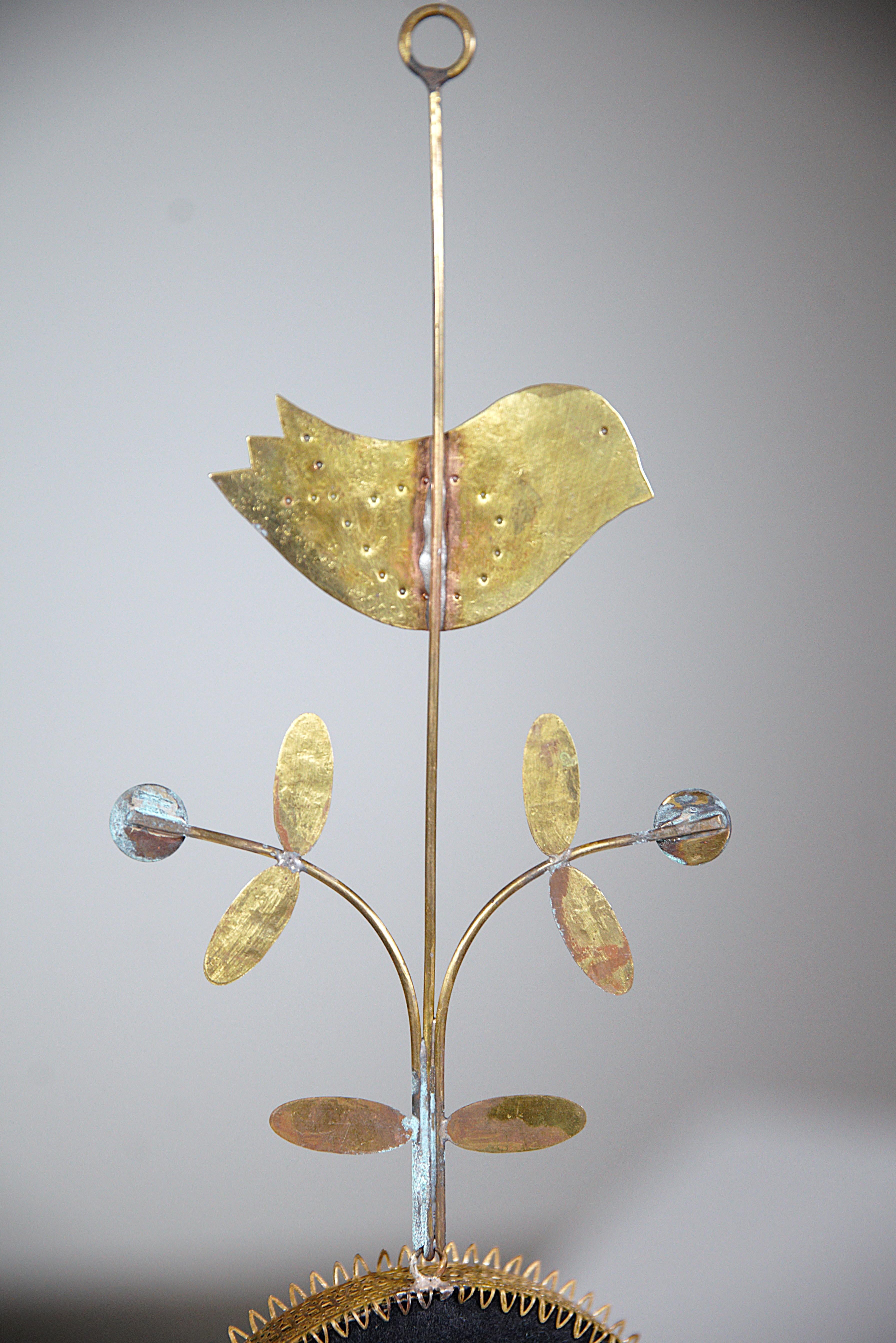 Espejo artesanal de Jean VINAY Bormes Les Mimosas Francia Años 60 en venta 3