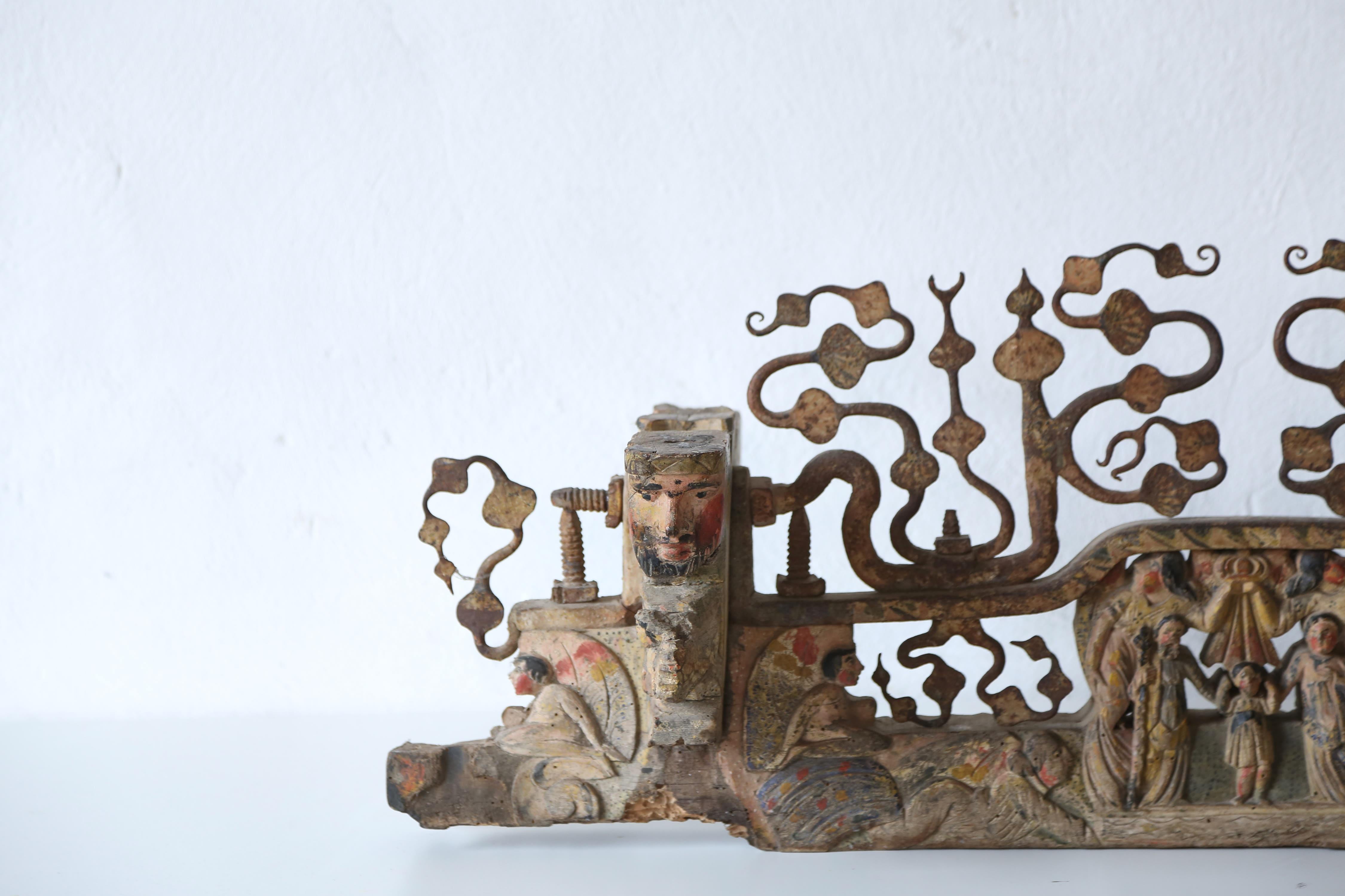 Italian A Hand Crafted Carriage Piece, Palermo, Sicily, Italy, 19th Century For Sale