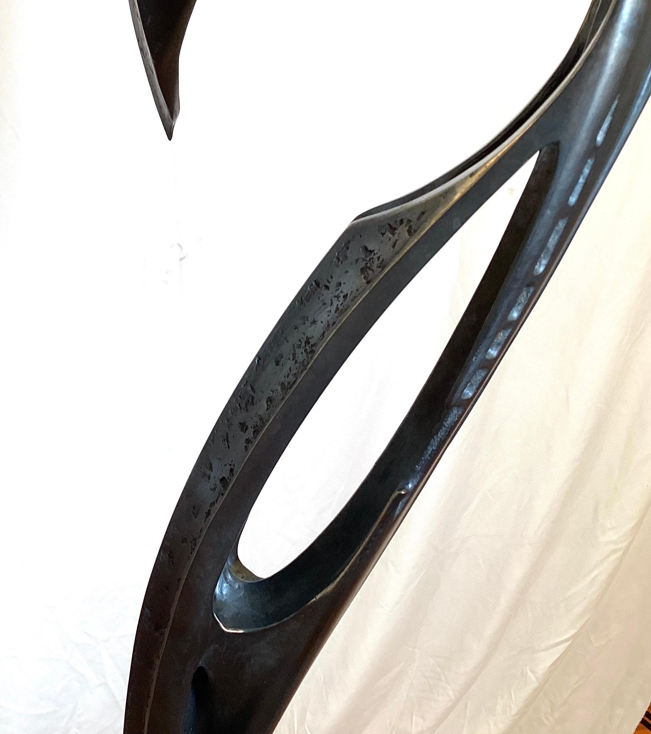 A Hand Forged Bronze Sculpture Titled Ascension by Lawrence Welker IV For Sale 1