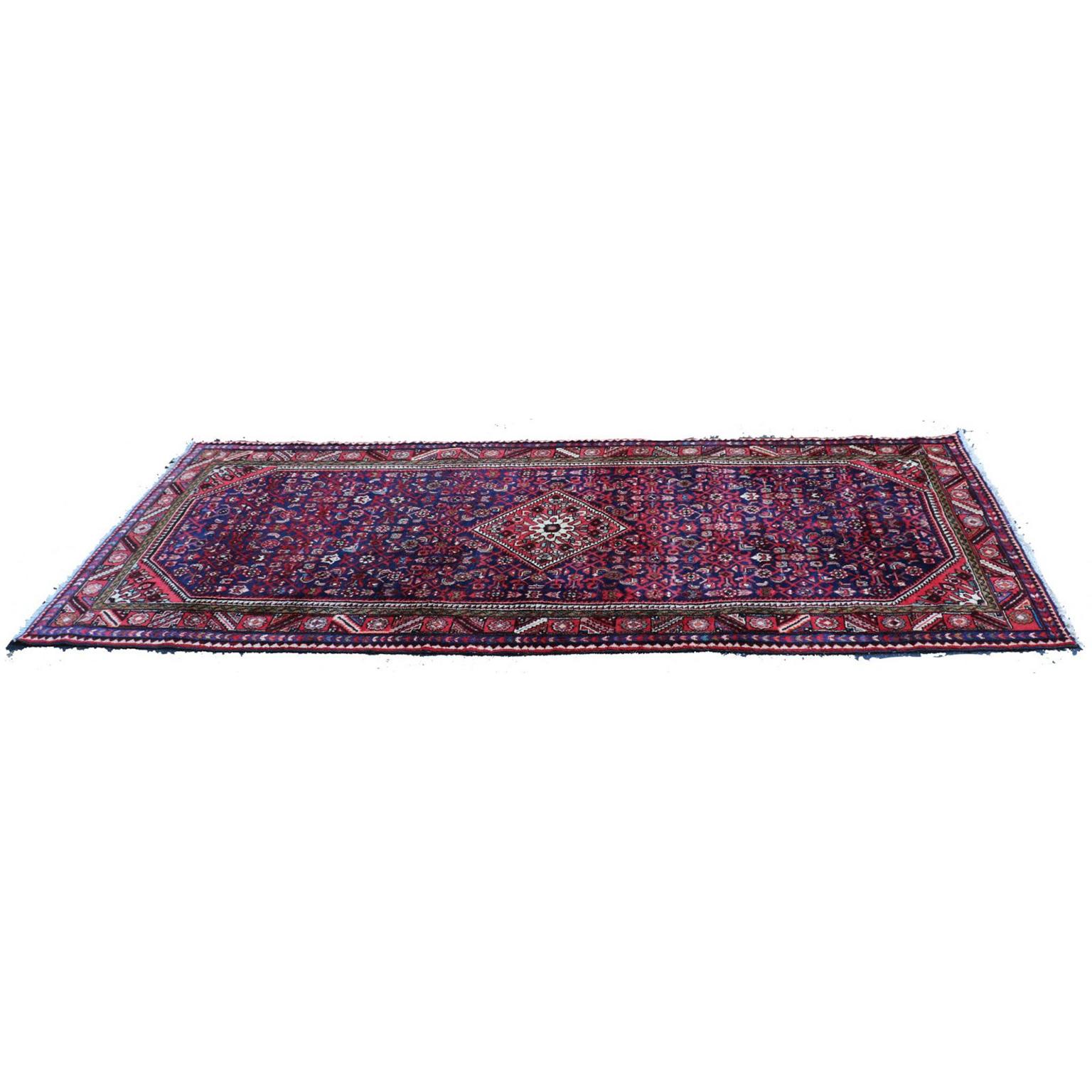 Persian Hand Knotted Wool Rug For Sale