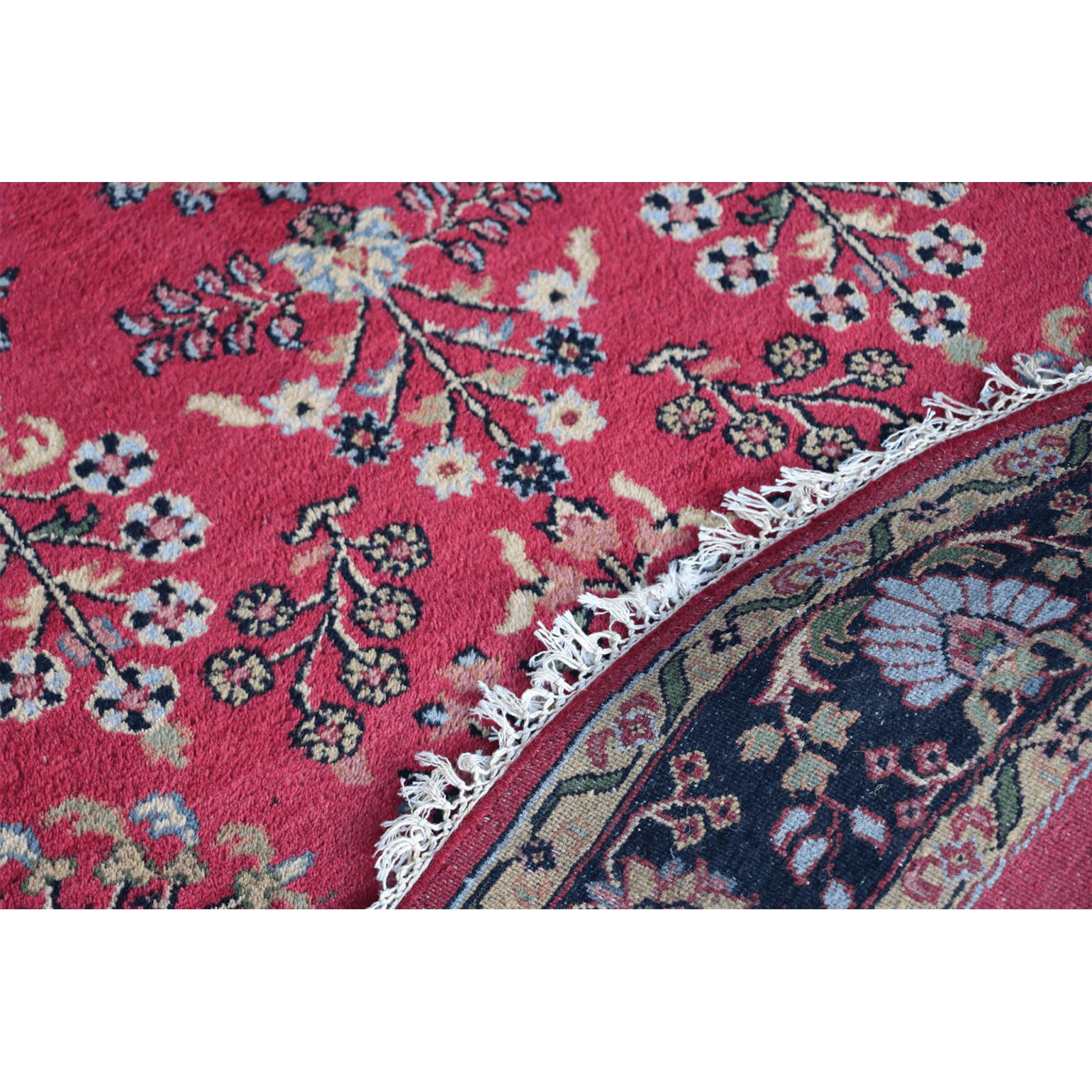 Hand-Knotted Hand Knotted Wool Rug For Sale