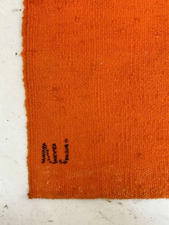 A MID-CENTURY-MODERN Handmade & Signed ABSTRACT TAPESTRY, AUBUSSON, France 1950