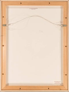 Hand Paint on Silkscreen Mixed Media Work by Bast Hand Signed