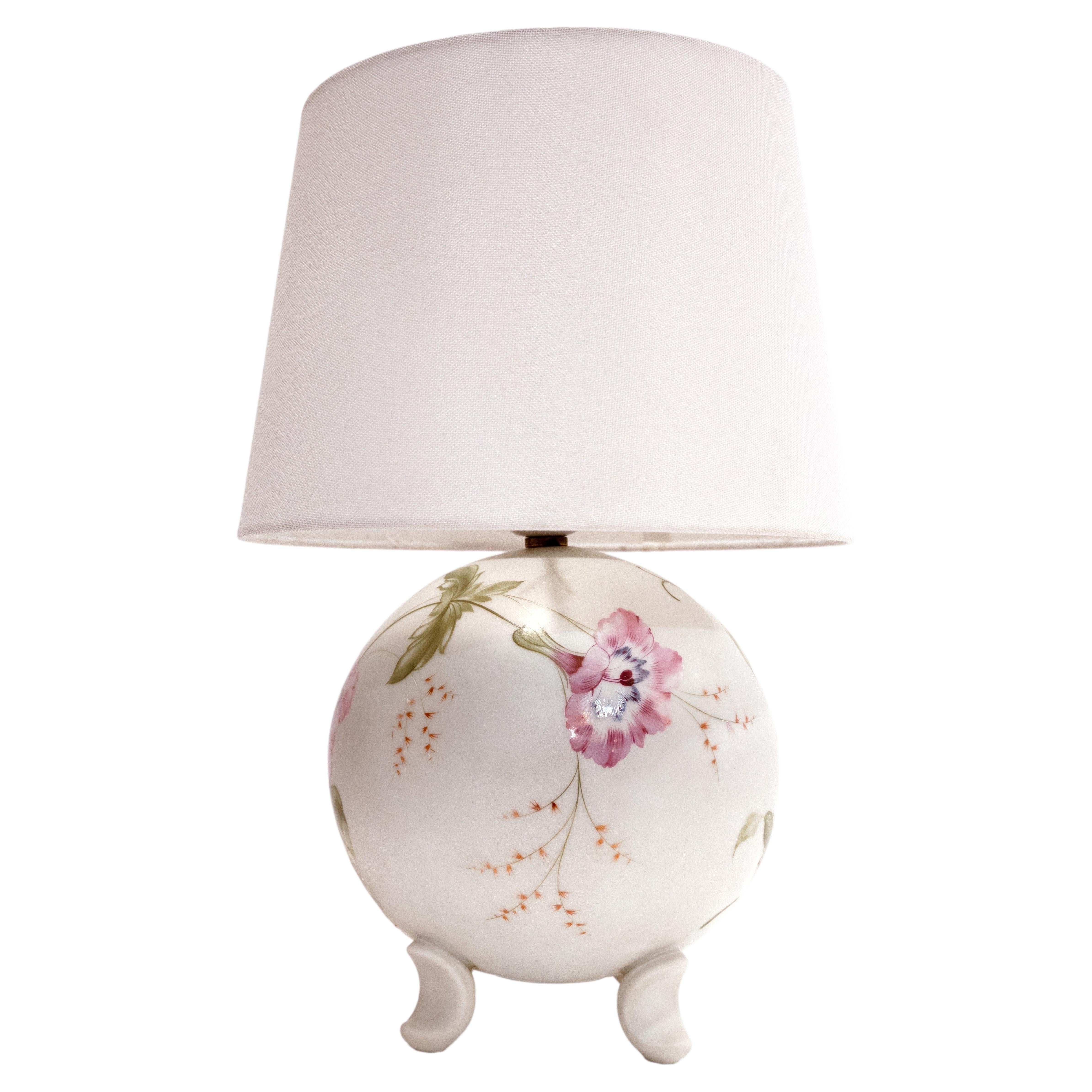 A Hand-Painted Porcelain Table Lamp by Rosenthal For Sale