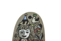 A Hand Painted Stone by Ilya Schor