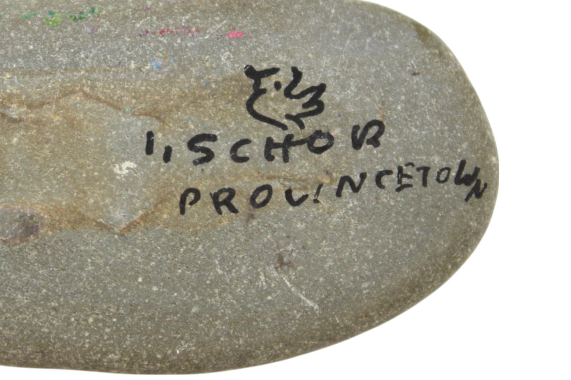 Una piedra pintada a mano por Ilya Schor en Bueno estado para la venta en New York, NY