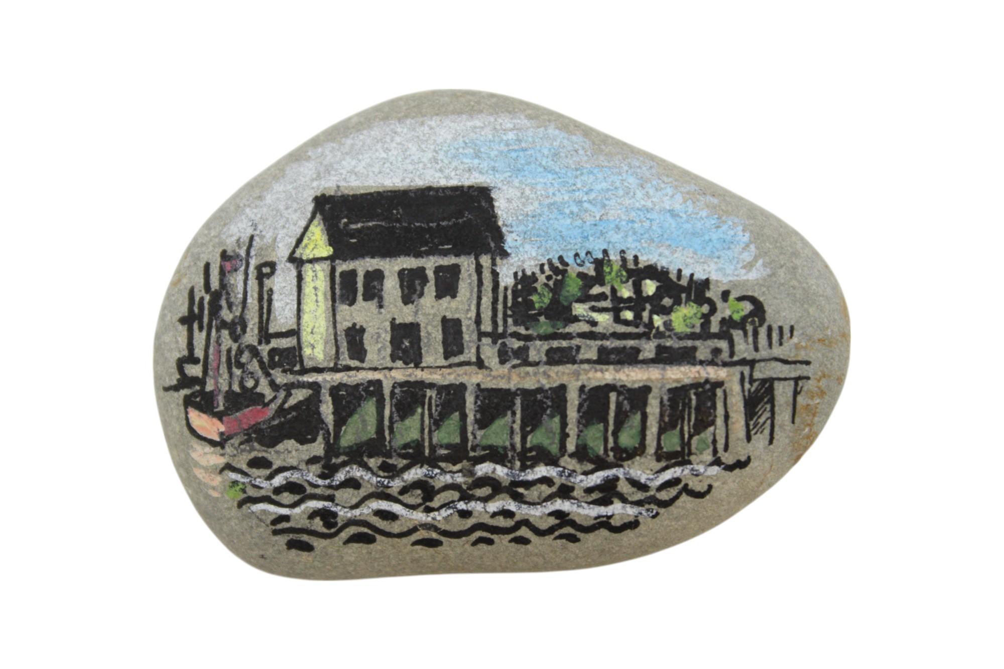 A. Stone dipinto a mano di Ilya Schor