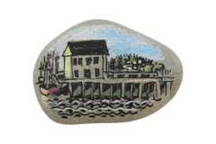 A Hand Painted Stone by Ilya Schor