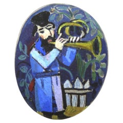 Une pierre peinte à la main par Ilya Schor