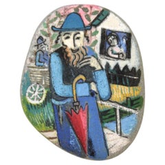 Ein handbemalter Stein von Ilya Schor