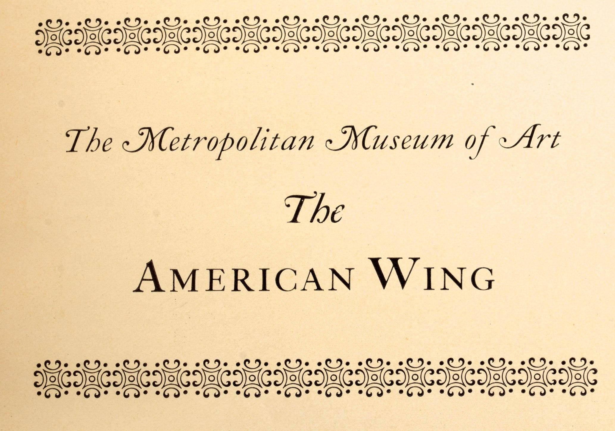 Handbook of the American Wing Opening Exhibition, Presentation Copy For Sale 10
