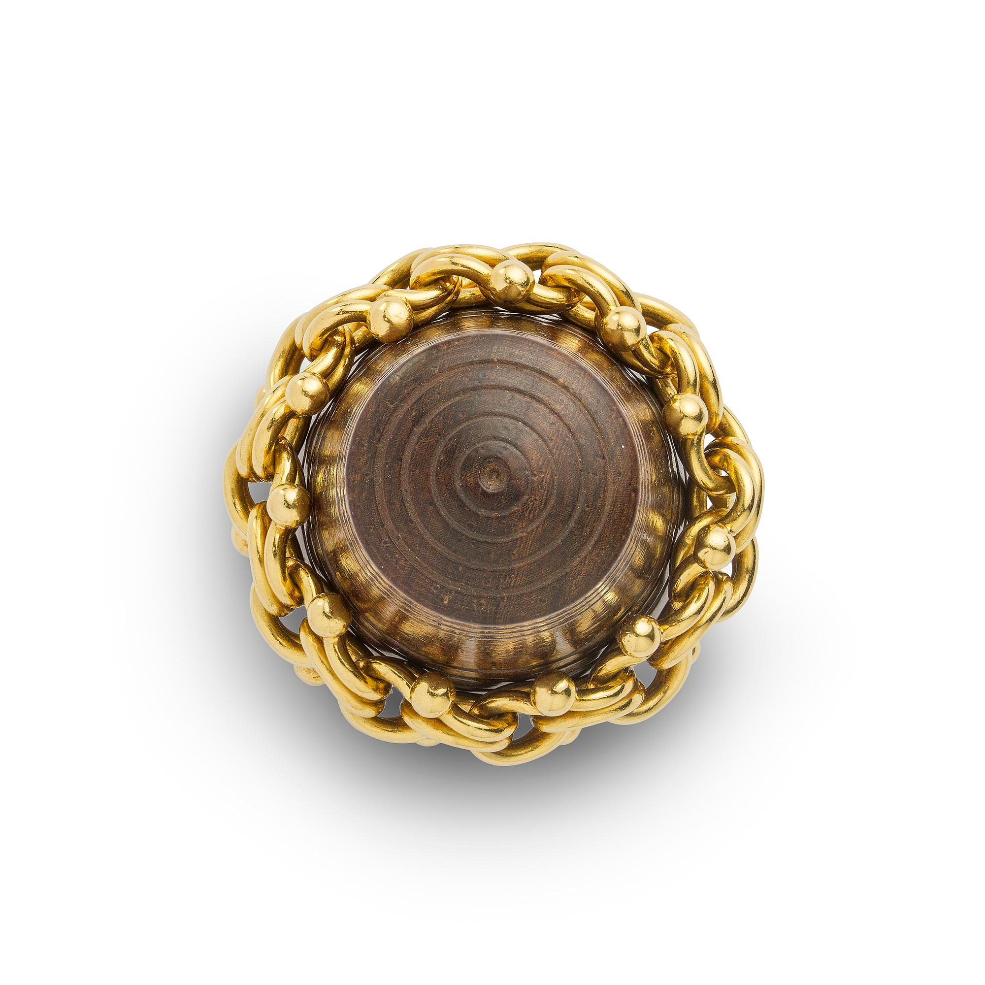 Modern Handmade 22 Carat Gold Teddy Bear Ring by Lucie Heskett-Brem