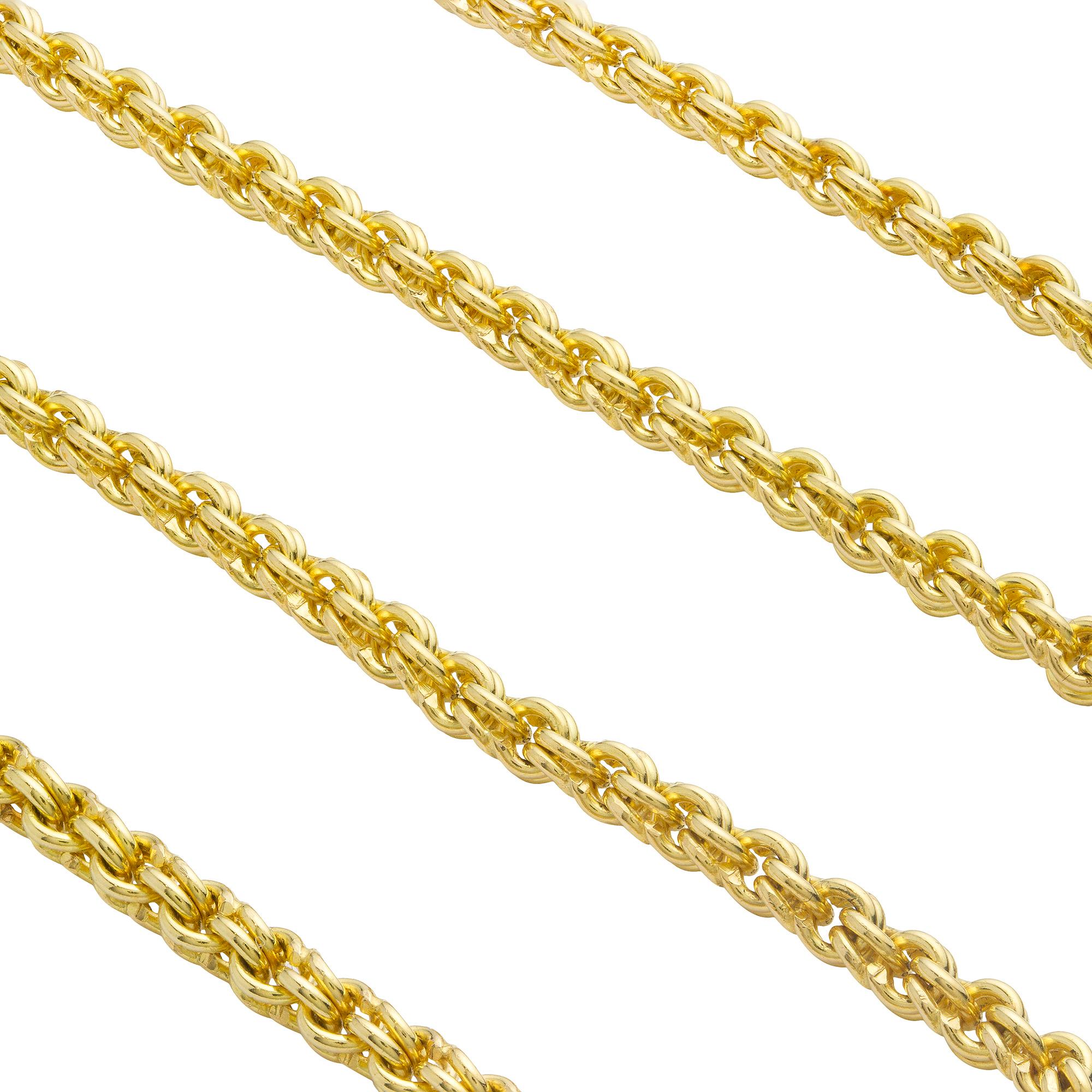 Handgefertigte Goldkette 