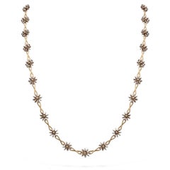 Handmade Silver and Gold Necklace by Lucie Heskett-Brem