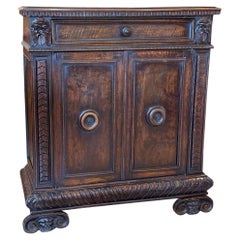 Antique A handsome Italian cabinet . Perfect for any decor.